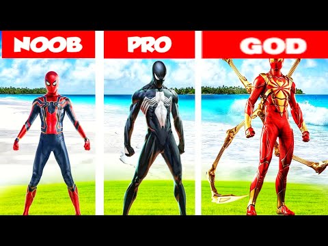 Upgrading NOOB SPIDERMAN Into THE GOD FUTURE REVERSE FLASH In GTA 5 ( GTA 5 MODS )