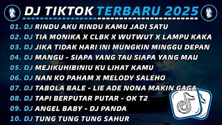 Download lagu DJ TIKTOK TERBARU 2025 🎧 DJ RINDU AKU RINDU KAMU JADI SATU 🎵 DJ TIA MONIKA X CLBK X WUTWUT VIRAL mp3