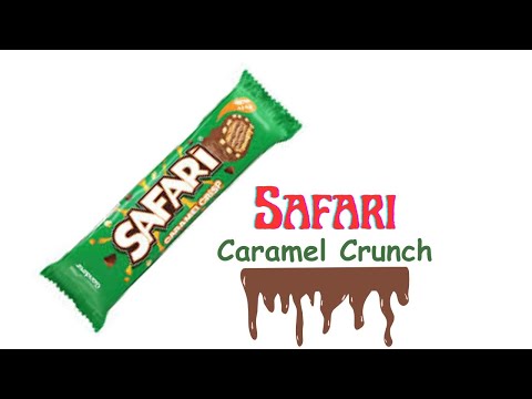 Safari chocolate Caramel Crunch 🍫 | Gandour | Saudi Arabia 🇸🇦 chocolate ASMR @YummyCreamy