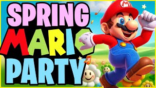Spring Mario Brain Break Party 🍄 Freeze Dance & Run 🍄 Floor is Lava 🍄 Just Dance 🍄 Mario Challenge