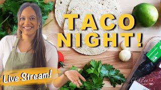 Taco Night | Chicken Tacos & Pineapple Salsa | Cooking LIVE | Chef Zee Cooks