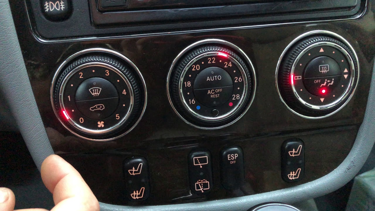 What are the EC and REST buttons on your Mercedes for ?