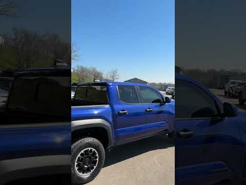 2025 Toyota Tacoma 4x4 Double Cab Manual SB in Blue for sale at Forbes Waterloo Toyota in Waterloo, ON