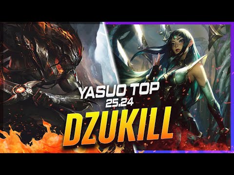Dzukill - Yasuo vs Irelia TOP #2 Patch 25.24 - Yasuo Gameplay