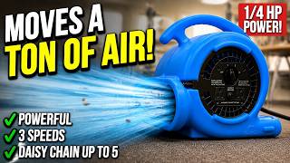 Worth It B-Air VP-25 1/4 HP Air Mover Review