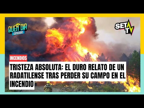 TERRIBLE RELATO: Una familia de Rada Tilly perdió todo en el INCENDIO de la CORDILLERA