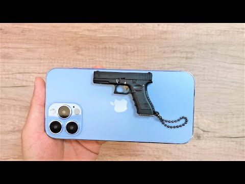 Mini Glock Keychain Toy Unboxing 2022 - Realistic Glock 17 Pistol Gun