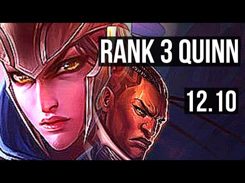 QUINN vs LUCIAN (TOP) | Rank 3 Quinn, 2.1M mastery, 12/2/6, Legendary | KR Challenger | 12.10
