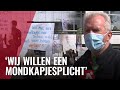 Demonstratie voor strenger coronabeleid