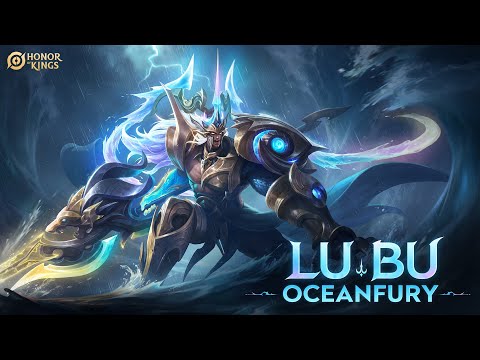 Oceanfury Lu Bu | Skin Showcase | Honor of Kings
