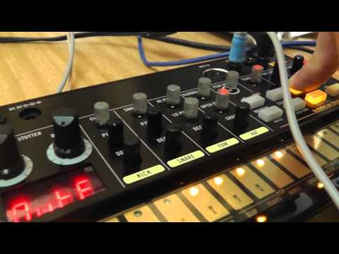 Volca Beats controlled by VCO