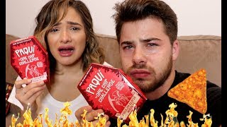 THE WORLDS HOTTEST CHIP (One Chip Challenge⎮Carolina Reaper)  Ft. Chachi Gonzales
