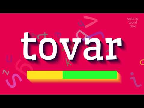 How to say "tovar"! (High Quality Voices)