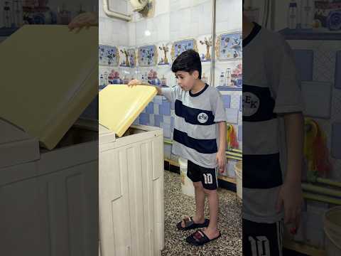 بلونه يرقص وي الغسالة🧼😂