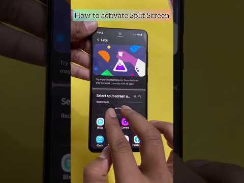 How to activate Split Screen in Samsung #shorts #oneui5 #manojdey