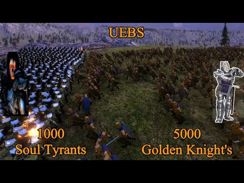 1000 Soul Tyrants' vs 5000 Golden Knights | Ultimate Epic Battle Simulator |