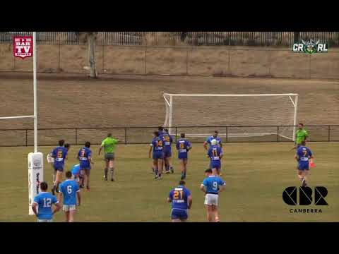 2018   Reserve Grade Major Semi Final Highlights   Queanbeyan Blues 26 d West Belconnen Warriors 16
