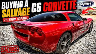 Buying A Salvage C6 Chevrolet Corvette Z51 From Copart