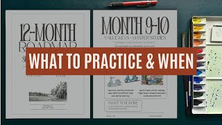 What to Practice and When: A 12-Month Roadmap for Learning Art
