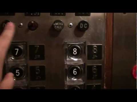 Vintage Otis Traction elevator @ Crowne Plaza Clayton MO w TheElevatorChannel