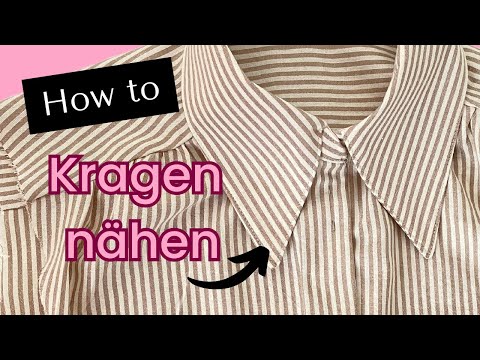 Hemdblusenkragen nähen - Schritt-für-Schritt Anleitung 🌟