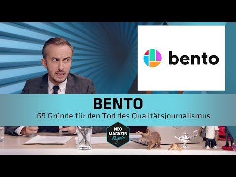 Bento - 69 Gründe für den Tod des Qualitätsjournalismus | NEO MAGAZIN ROYALE mit Jan Böhmermann