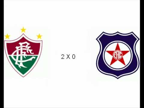 FLUMINENSE 3 X 0 FRIBURGUENSE TAÇA GUANABARA 2012
