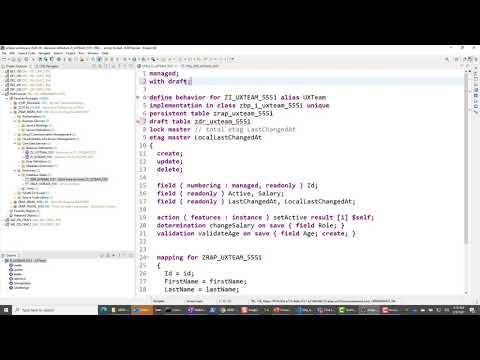 Part 8: ABAP RESTful Application Programming Model - Draft handling