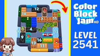 Solution du Niveau 2541 de Color Block Jam