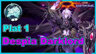 Plat 1 with Despia Darklord! Perfect synergy, these dark fairies rule! [Yu-Gi-Oh! Master Duel]