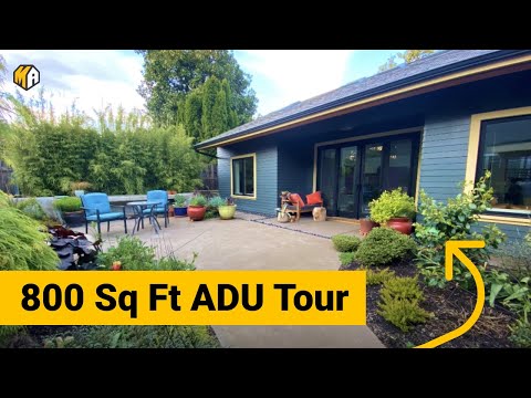 800 Sq Ft ADU Tour with a Loft | Tiny House Tour by Maxable