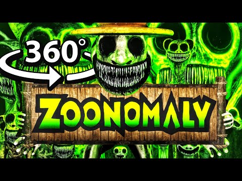 360° ALL MONSTER JUMPSCARES At The ZOO Zoonomaly HORROR