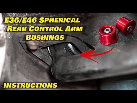 Spherical Rear Trailing Arm Bushings for Your E36/E46! + BONUS INSTALL | Installation Instructions