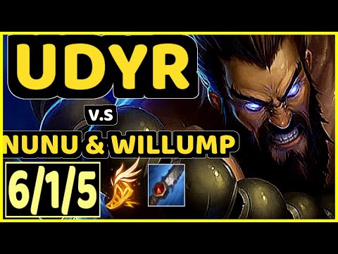 BRANIX (UDYR) vs NUNU & WILLUMP - 6/1/5 KDA JUNGLE GAMEPLAY - EUW Ranked MASTER