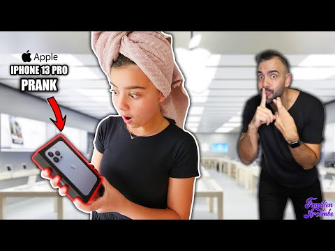 IPHONE PRANK PÅ BELLA med nya APPLE IPHONE 13 PRO *en TWIST!!!*