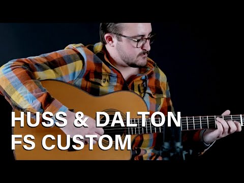 Huss and Dalton FS Custom, Thermo Cured Sitka Spruce, Malaysian Blackwood Back/Sides - NEW image 13
