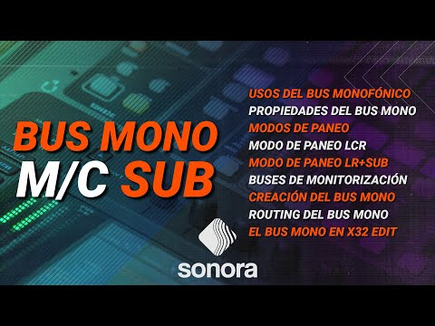 Behringer X32 - Mono Main Bus, Mono/Sub Channel (MC Channel) Uses and Configurations