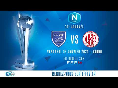 J19 : FC Villefranche - FC Annecy en direct sur FFFtv (17h45) I National FFF 2020-2021