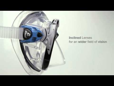 Overview of Cressi Big Eyes Evolution Mask Clear Skirt