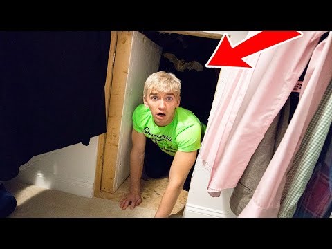EXPLORING MY BROTHERS SECRET ROOM!! (HAUNTED) Video