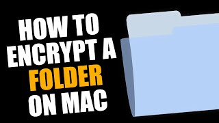 How to make a password protect folder on mac