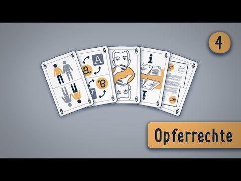Opfern helfen - aber wie? Clip 4 Opferrechte