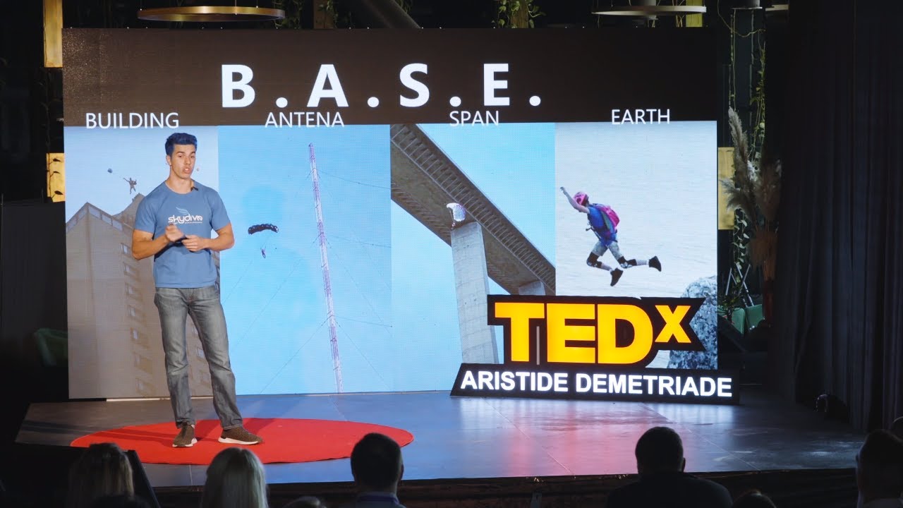 Complacency: Life Lessons from Skydiving | Gonçalo Resende | TEDxAristide Demetriade Street