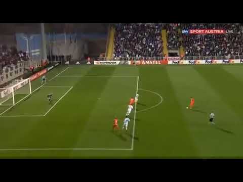 Dominik Prokop Goal HD -Rijeka[ 0-1] Austria Vienna [02-11-2017]‬