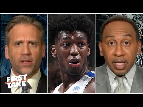 Stephen A. 與 Max 談論勇士隊以榜眼籤選中 James Wiseman | First Take (Stephen A. & Max react to the Warriors drafting James Wiseman No. 2 overall | First Take)