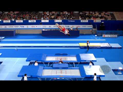 PFLEIDERER Matthias (GER) M - 2019 Trampoline Worlds, Tokyo (JPN) - Qualification Trampoline R1
