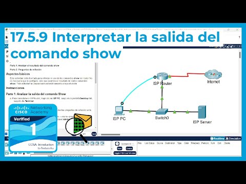 17.5.9 Packet Tracer 🔍📨 - Interpreting the show command output (CCNA Course 1)