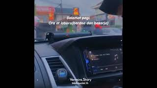 Download lagu Story WA  Ora et labora (berdoa dan bekerja) literasi 30 detik keren 💫✅ mp3