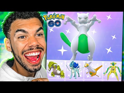 COMPLETANDO A POKEDEX SHINY LENDÁRIA - POKEMON GO | Cris |