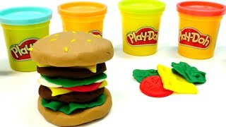 Play doh oyun hamuru ile hamburger